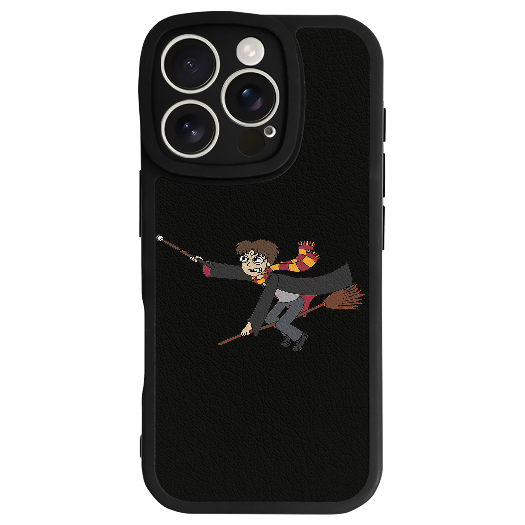 （画像用） Harry Potter ハリー・ポッターシリーズ 【iPhone 16シリーズ対応】シリコンスマホケース（レザー調） 材質：シリコン